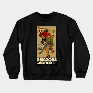 Vintage Ladies Wrestling Crewneck Sweatshirt